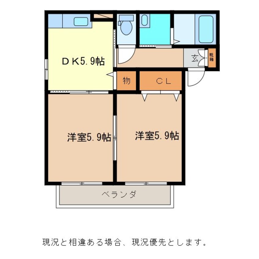 間取図 ファミーユいずもＤ棟