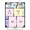 シンシア 3DKの間取り