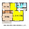 フレグランス高橋Ａ棟 2LDKの間取り