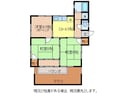 北原荘７号の間取図