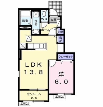 間取図 ミニョンフロール