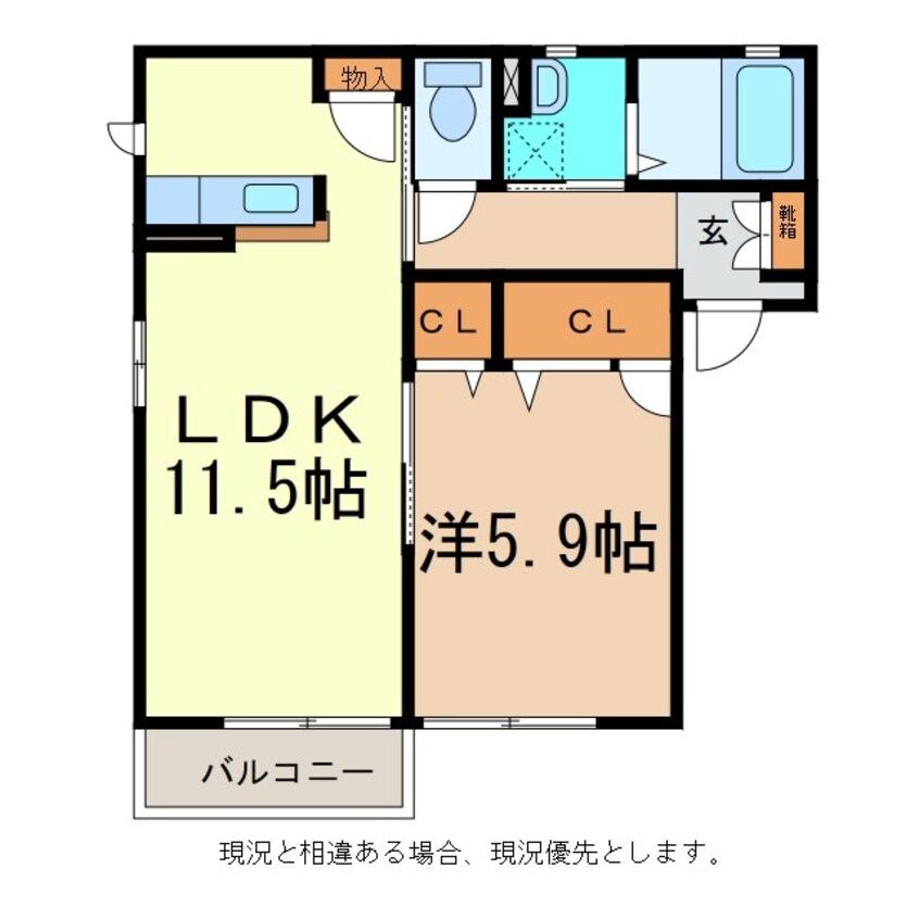 間取図 ルミエールライフＢ棟