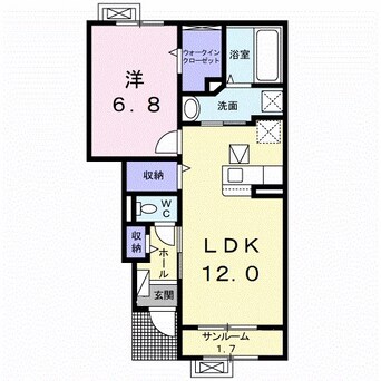 間取図 ラ・フォルシュ