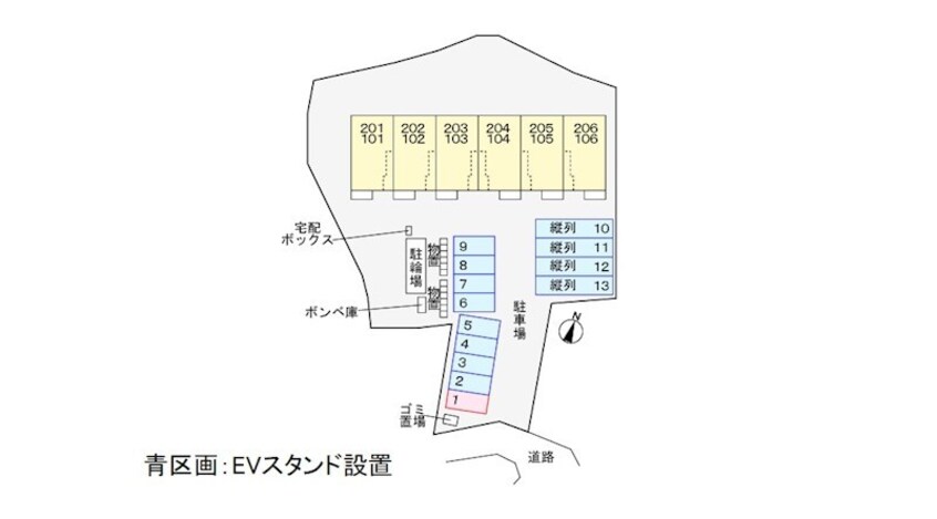 配置図 Casa　forestale