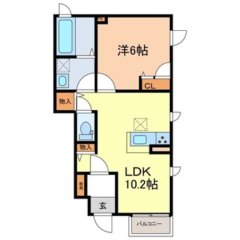 間取図 仮）塩川13-5