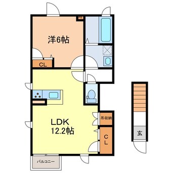 間取図 仮）塩川13-5