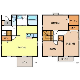 間取図 ラフィーネまゆみだＣ棟