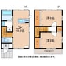 仮）ジュネス（メゾネット） 2LDKの間取り