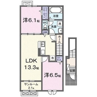 間取図 メゾン　マルベリィ