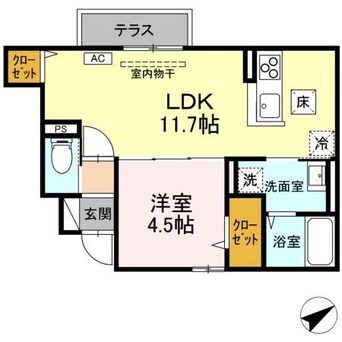 間取図 シャルール西