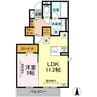 メゾン春陽 1LDKの間取り