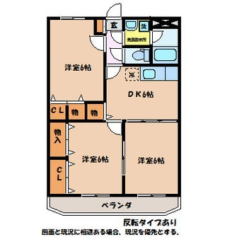 間取図 セレッソ安曇野