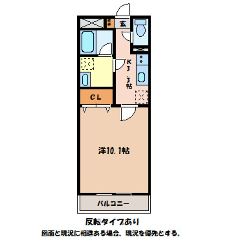 間取図 ヴィラ豊科