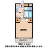 アビタシオン穂高 1Kの間取り
