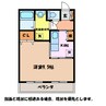 テラス山清館 1Kの間取り