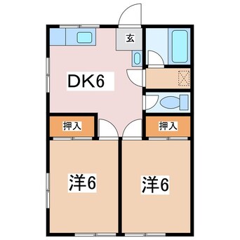 間取図 ハイツ　アイリス