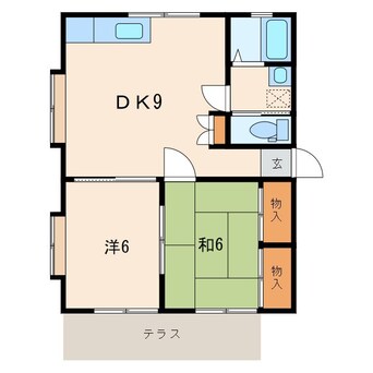 間取図 ビュー中堀