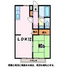 ハイツ米倉 1LDKの間取り