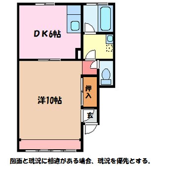 間取図 ハイツ高瀬