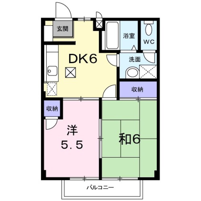 間取図 ウエスト・ウイング