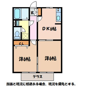 間取図 レトア安曇野B