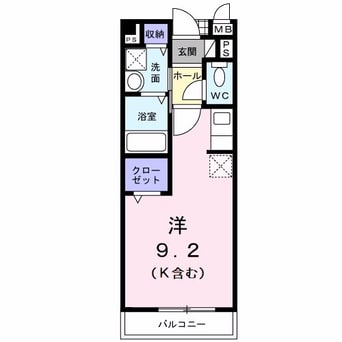 間取図 アベニールハイムＢ