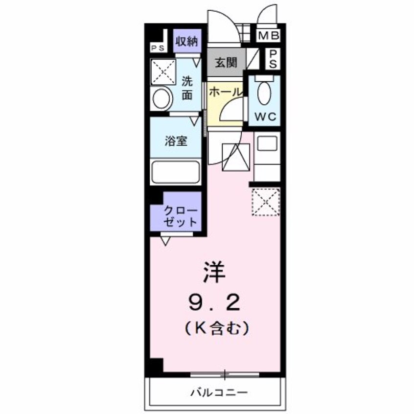 間取図 アベニールハイムＢ