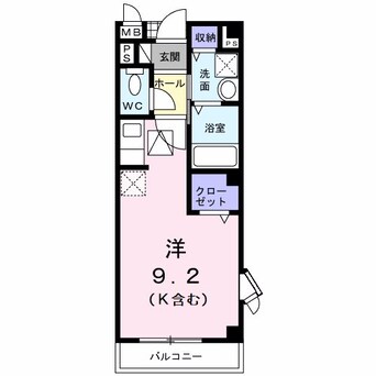 間取図 アベニールハイムＢ