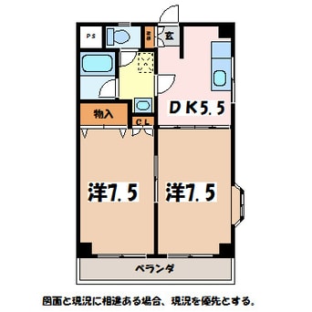 間取図 ヴィラ安曇野