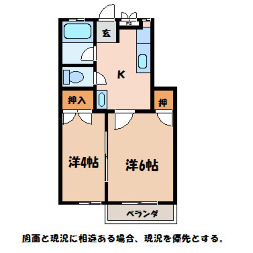 間取図 フロンティアパレスＢ