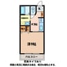 Ｂｅｌｌ　１５ 1Kの間取り