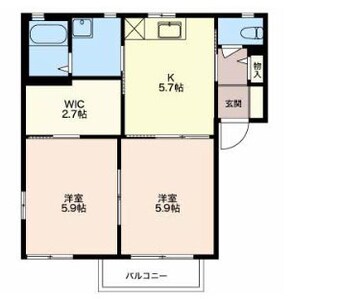間取図 グランシャリオ優A