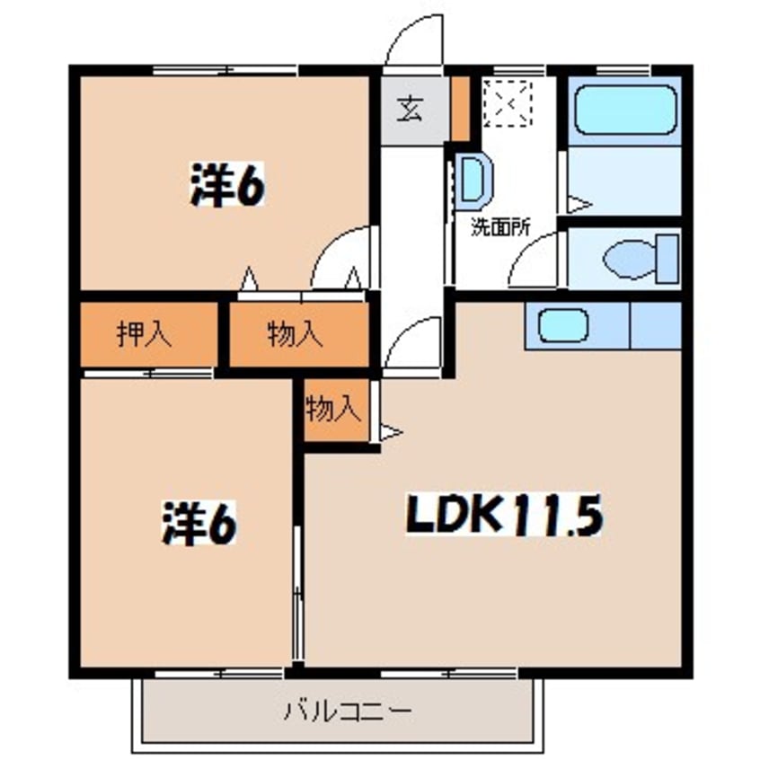 間取図 エル・ピソ