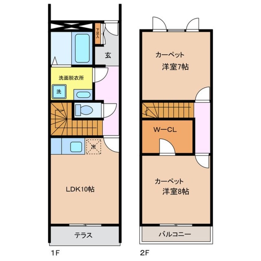 間取図 リフレイン北大町