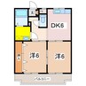 クリム・エイト壱番館 2DKの間取り