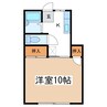 大糸線/島内駅 徒歩14分 1階 築36年 1Kの間取り