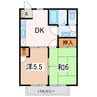 アルピコ交通上高地線/新村駅 徒歩37分 1階 築28年 2DKの間取り