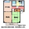 大糸線/南大町駅 徒歩33分 2階 築29年 2DKの間取り