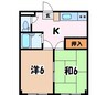 Maison　des　MISATO-S 2Kの間取り