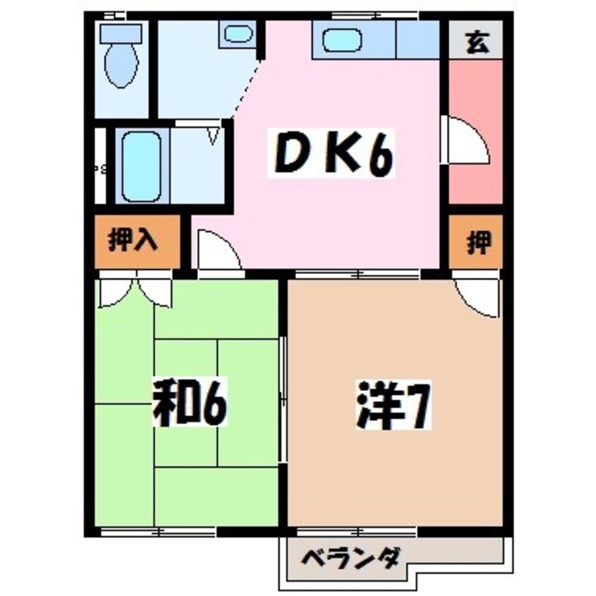 間取図 フォーブルミサワ