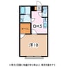 コーポ長沢 1DKの間取り