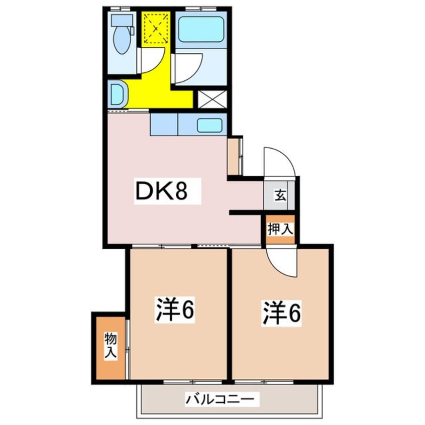 間取図 百瀬ハイツ