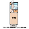 フレグランスヴィラＢ棟 1Kの間取り