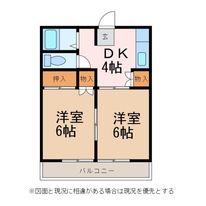 間取図 山上ハウス はぎ