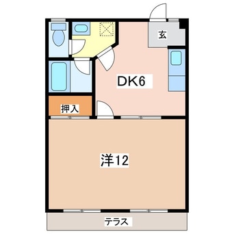 間取図 ハイツ常念B