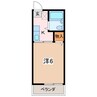 シティハイムスワン 1Kの間取り