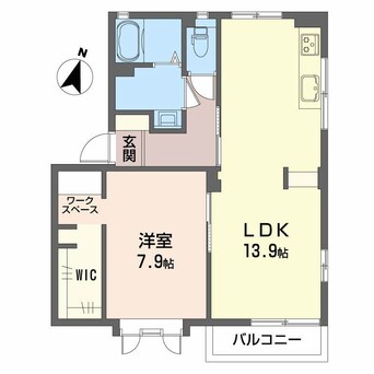 間取図 フレグランス　green　B棟