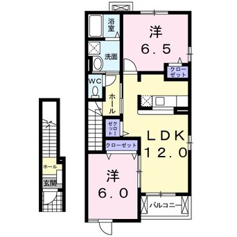 間取図 ピーチヒルＢ棟