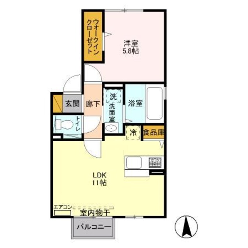 間取図 リーヴァ