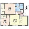 大糸線/豊科駅 徒歩10分 1階 築33年 2LDKの間取り